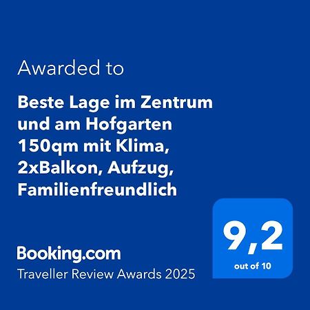 Beste Lage Im Zentrum Und Am Hofgarten 150Qm Mit Klima, 2Xbalkon, Aufzug, Familienfreundlich Bayreuth Dış mekan fotoğraf